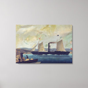 The 'Mallorcan', ship on which George Sand and Cho Canvas Print