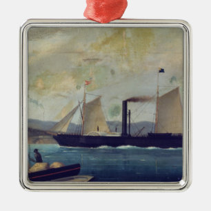 The 'Mallorcan', ship on which George Sand and Cho Metal Tree Decoration