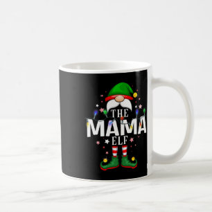 The Mama Elf Christmas Family Pajama Party  Coffee Mug