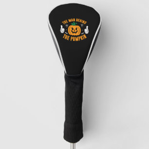The Man Behind The Pumpkin Shirts Halloween Shirt Golf Head Cover