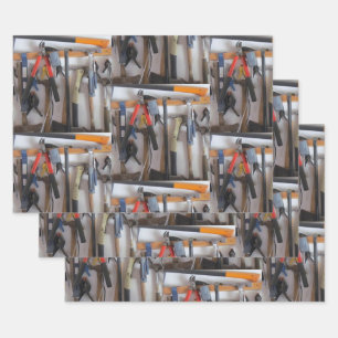 The Man Cave - Tools Tools Tools! All Occasion Wrapping Paper Sheet
