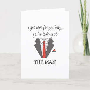 The Man Funny custom Thank You Card