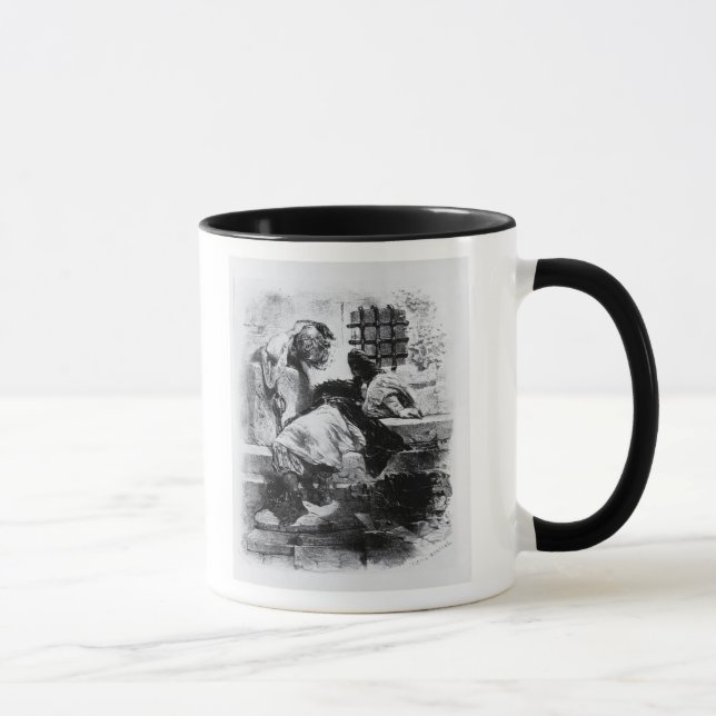 The Man in the Iron Mask in his Prison Mug (Right)
