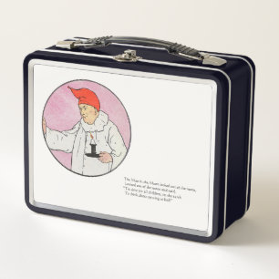 The Man in the Moon Mother Goose Nursery Rhyme Metal Lunch Box