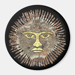 The Man in the Sun - Talking Canyons, New Mexico M Magnet