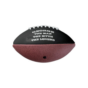 The man myth legend custom mini football gift