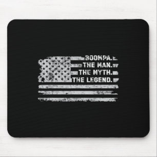 The Man Myth Legend Fathers Day Vintage American F Mouse Pad