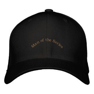 The Man of the Series-Hat in Black Color Wear Embroidered Hat
