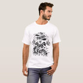 The Man Of Your Dreams Modern Wedding T-Shirt (Front Full)