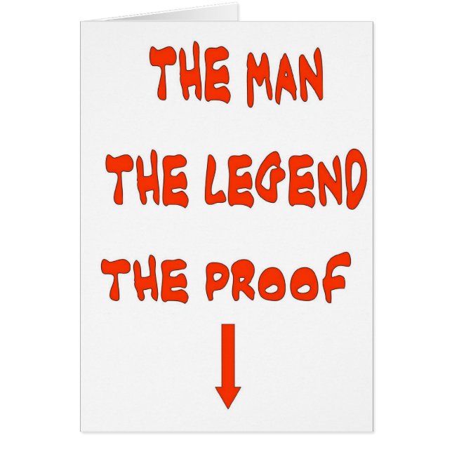 THE MAN THE LEGEND (Front)