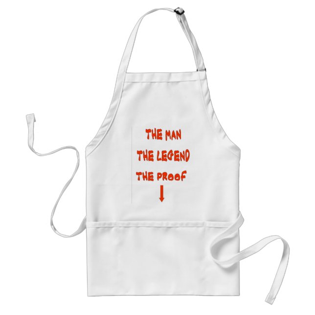 THE MAN THE LEGEND STANDARD APRON (Front)