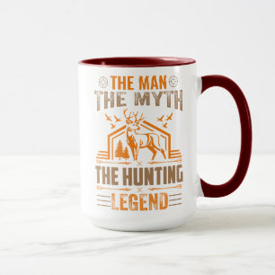 The Man, The Myth, The Hunting Legend - Deer Cabin Mug