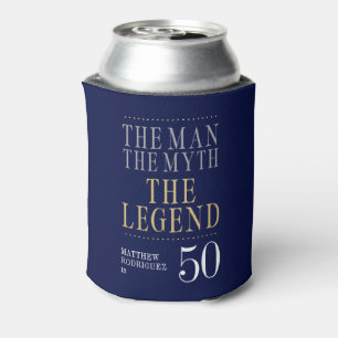 The Man The Myth The Legend 50th Birthday Can Cooler