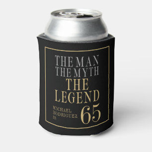 The Man The Myth The Legend 65th Birthday Can Cooler