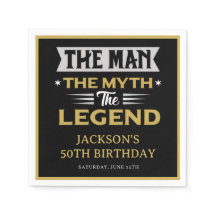 The Man The Myth The Legend Birthday Party
