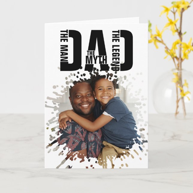 The Man The Myth The Legend Card (Yellow Flower)