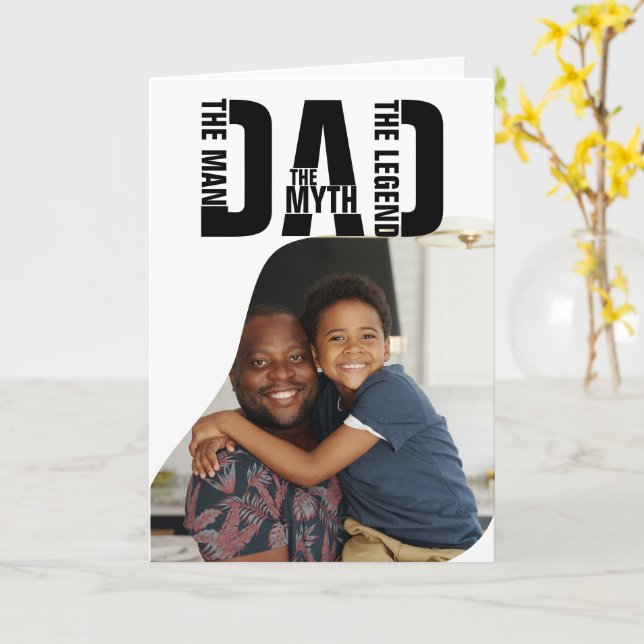 The Man The Myth The Legend Card (Yellow Flower)