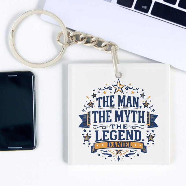 The Man The Myth The Legend | Custom Father's Day Key Ring (Creator Uploaded)