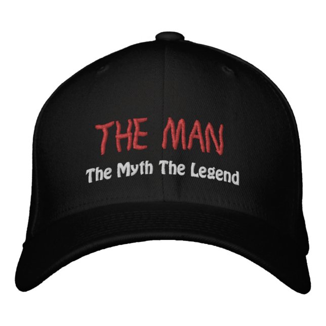 The Man The Myth The Legend - Embroidered Cap (Front)