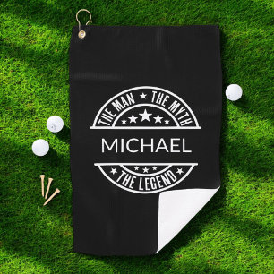 The Man The Myth The Legend Funny Custom Name  Golf Towel