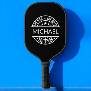 The Man The Myth The Legend Funny Custom Name  Pickleball Paddle
