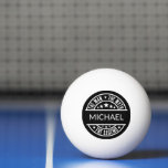 The Man The Myth The Legend Funny Custom Name  Ping Pong Ball<br><div class="desc">Bring some fun to the table with custom 'The Man, The Myth, The Legend' ping pong balls! Personalise these high-quality balls with a name to celebrate the ultimate ping pong champ. Whether for casual games or intense matches, these balls add a touch of humour and style to every serve. Perfect...</div>