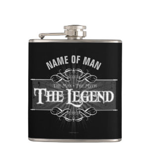 The Man, The Myth, The Legend Hip Flask