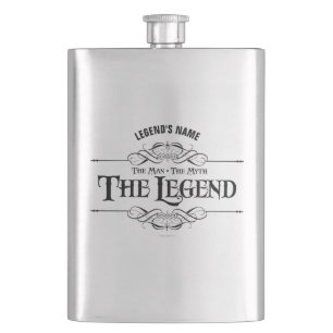 The Man, The Myth, The Legend Hip Flask