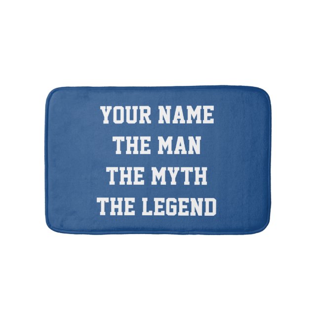 The man the myth the legend non slip bath mat (Front)
