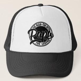 The man the myth the legend Papa Trucker Hat