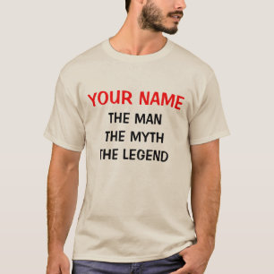 The man the myth the legend tees for men