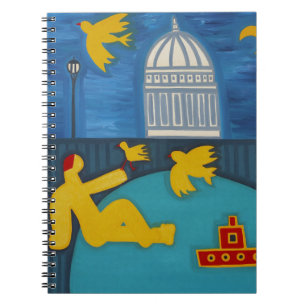 The Man Under the Bridge 2006 Spiral Notebook