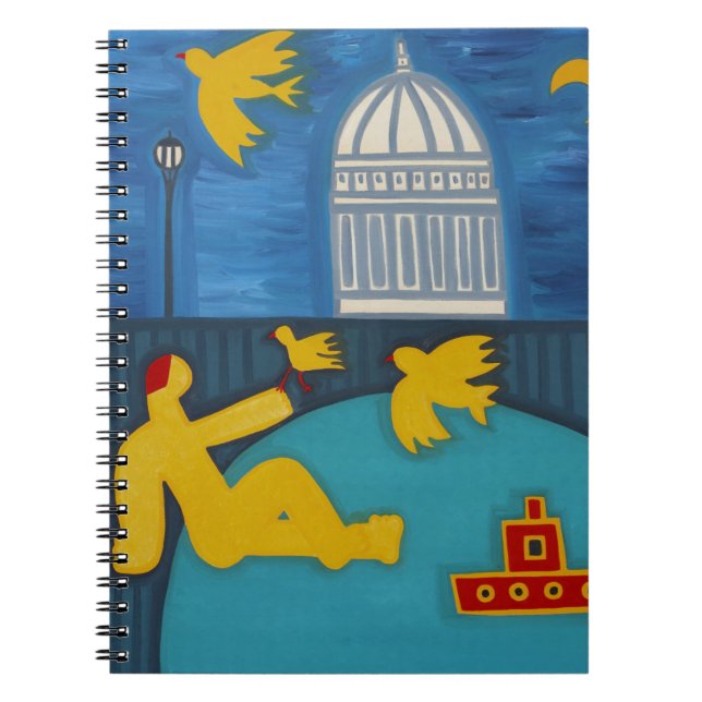 The Man Under the Bridge 2006 Spiral Notebook (Front)