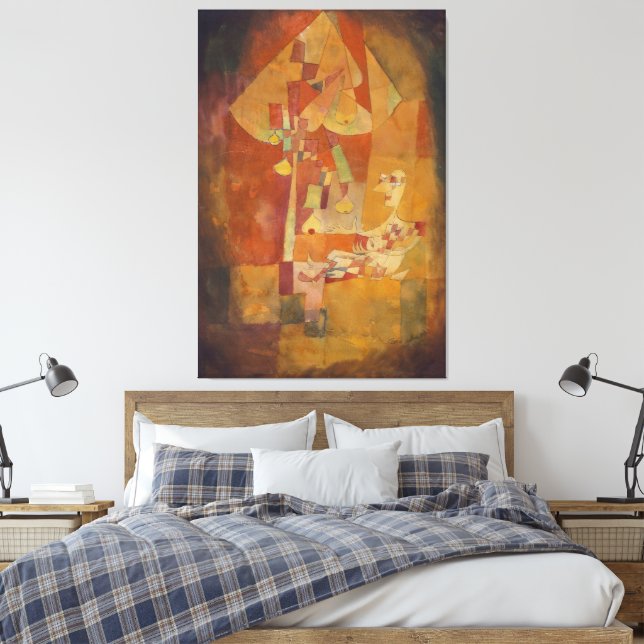 The Man Under the Pear Tree Canvas Print (Insitu(Bedroom))
