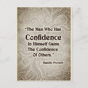 The Man Who Has - Positive Quote´s Postcard