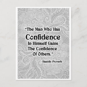 The Man Who Has - Positive Quote´s Postcard