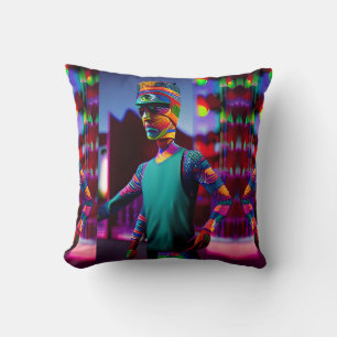 The Man Who Spiked My Coffee - Ken Gauge Art Cushion