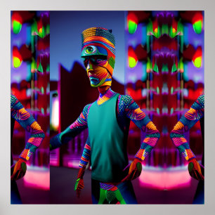 The Man Who Spiked My Coffee - Ken Gauge Art Poster