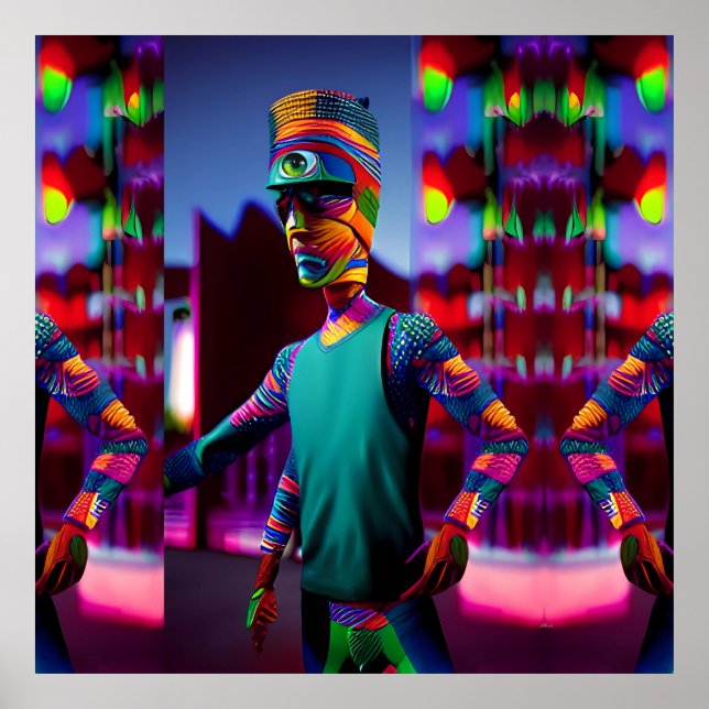 The Man Who Spiked My Coffee - Ken Gauge Art Poster (Front)