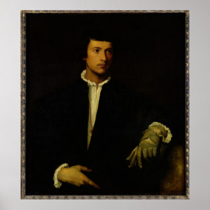 The Man with a Glove, c.1520 Poster