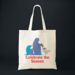 The Manatee Holiday Tote Bag<br><div class="desc">A holiday tote bag that you will love to use and give as a gift!  You can change the message or you can purchase it just as it is!</div>