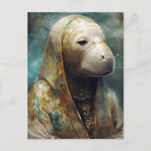The Manatee Nun Postcard