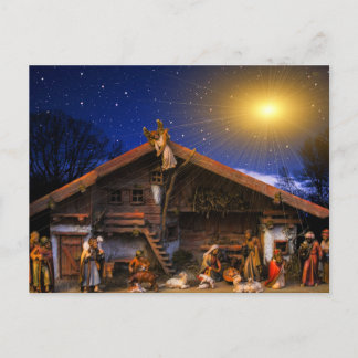 the manger postcard