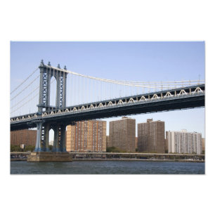 The Manhattan Bridge spanning the East River Photo Print