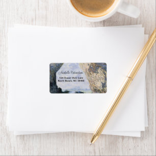 The Manneporte  by Claude Monet Label