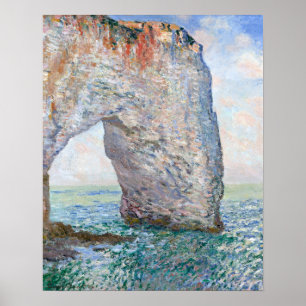 The Manneporte near Etretat by Claude Monet Poster