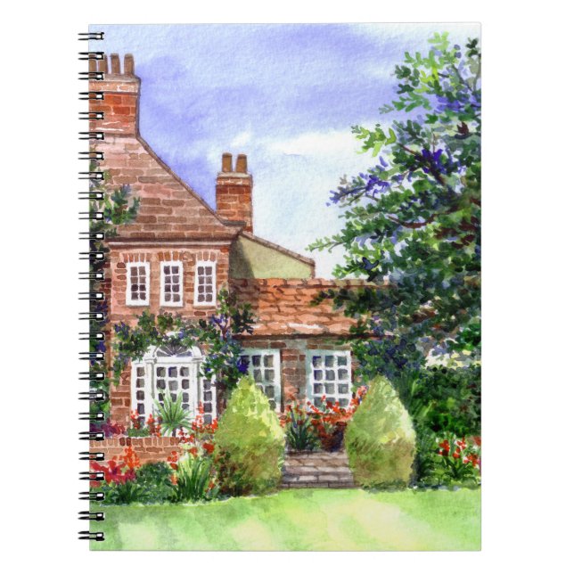 The Manor House, Heslington, York Spiral Notebook (Front)