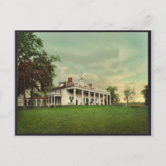 The Mansion, Mount Vernon rare Photochrom Postcard