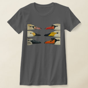 The many Bird Faces of a Swan T-Shirt