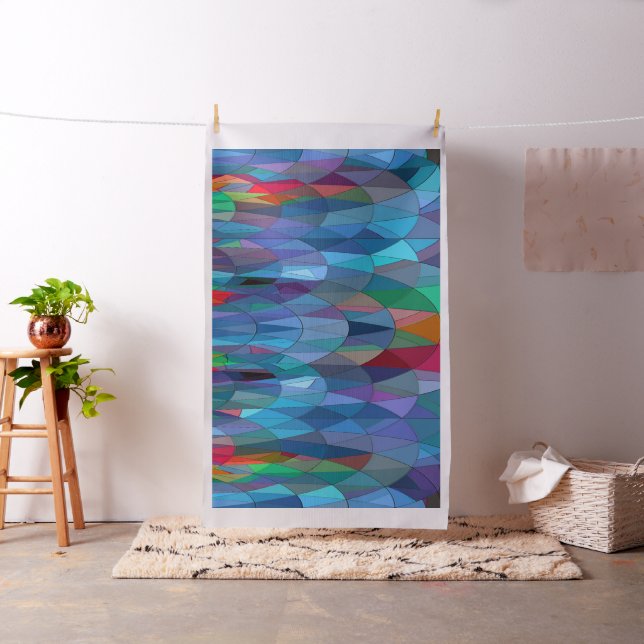 The many colours of a Mermaid.... Fabric (In Situ)